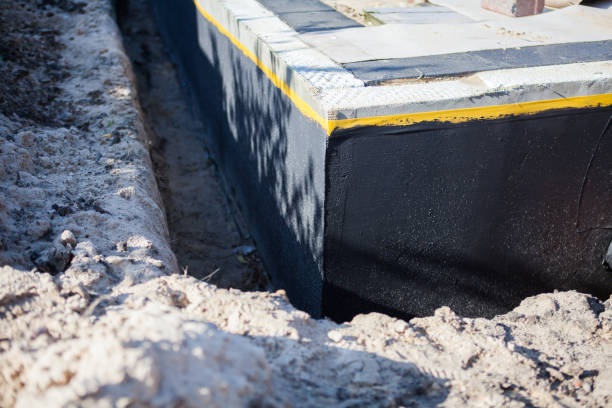 Residential Waterproofing installation at a Princeton, NC home by SJ Waterproofing Pros
